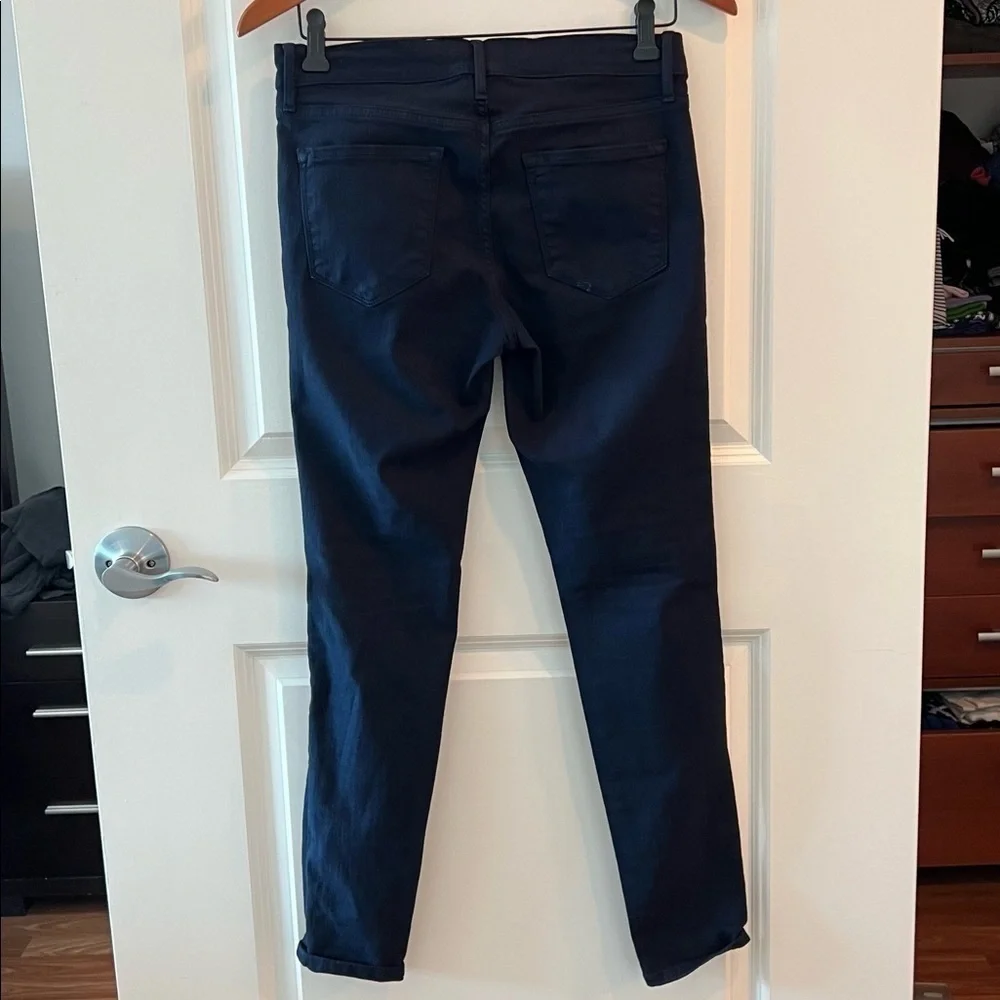 Frame Denim Le Skinny De Jeanne Jeans In Deep Blue Dive